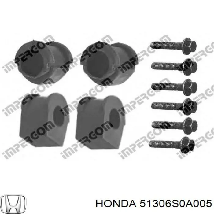 51306S0A005 Honda Втулка стабілізатора переднього