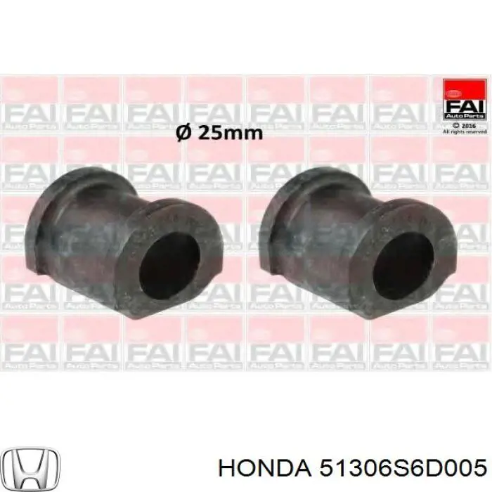 51306S6D005 Honda Втулка стабілізатора переднього