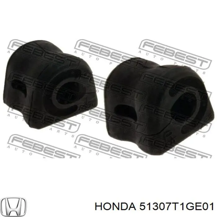 Втулка стабілізатора переднього, ліва Honda 51307T1GE01 ціна, від 6.24 USD