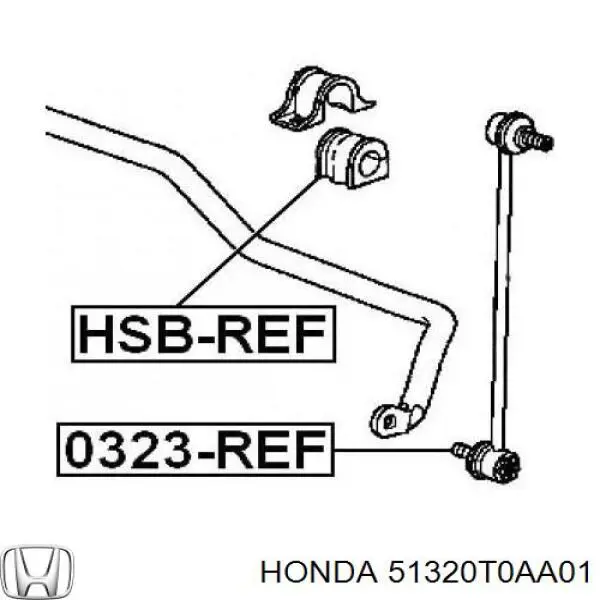Купити 51320T0AA01 Honda Тяжка стабілізатора переднього