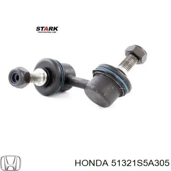 51321S5A305 Honda Стійка стабілізатора, переднього, ліва