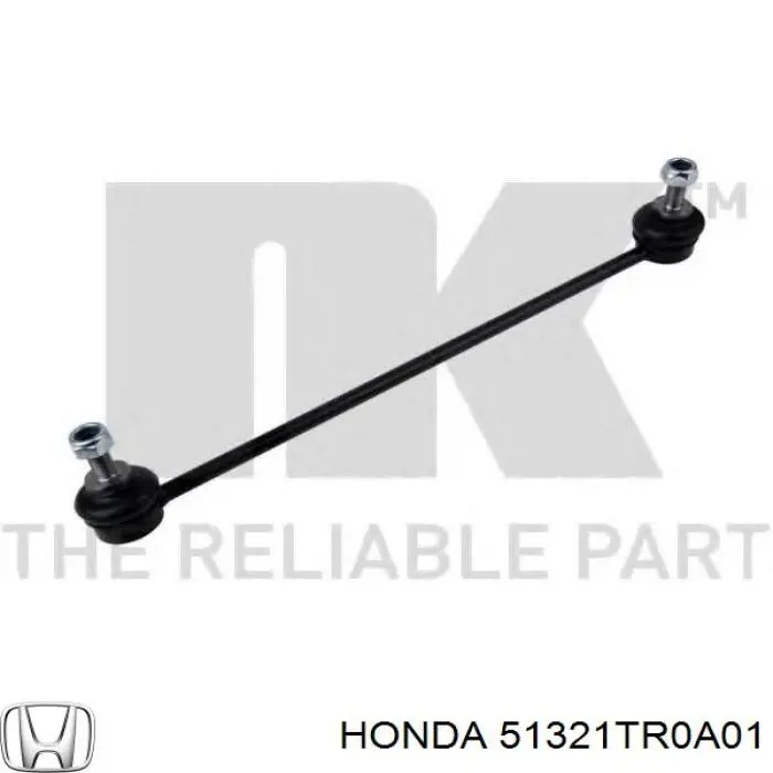 51321TR0A01 Honda Стійка стабілізатора, переднього, ліва