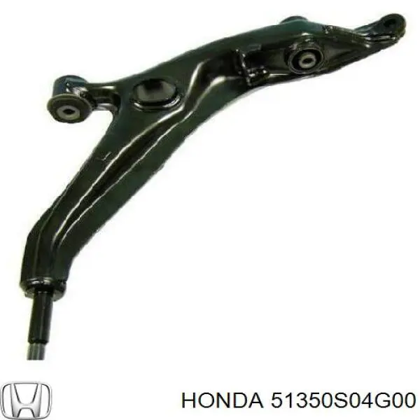 Важіль передньої підвіски нижній, правий 51350S04G00 Honda
