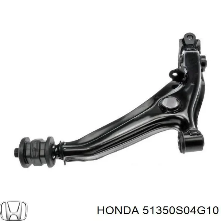 Важіль передньої підвіски нижній, правий 51350S04G10 Honda