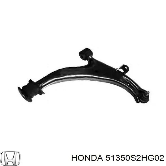 Важіль передньої підвіски нижній, правий Honda 51350S2HG02 ціна, від 54.38 USD