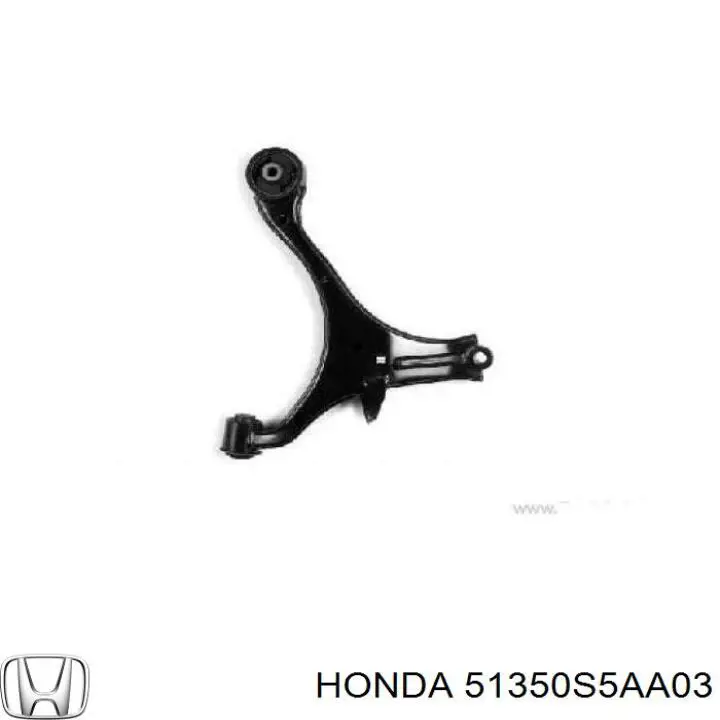 51350S5AA03 Honda Важіль передньої підвіски нижній, правий