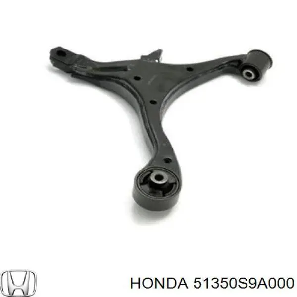 51350S9A000 Honda Важіль передньої підвіски нижній, правий