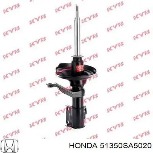 Важіль передньої підвіски нижній, правий 51350SA5020 Honda