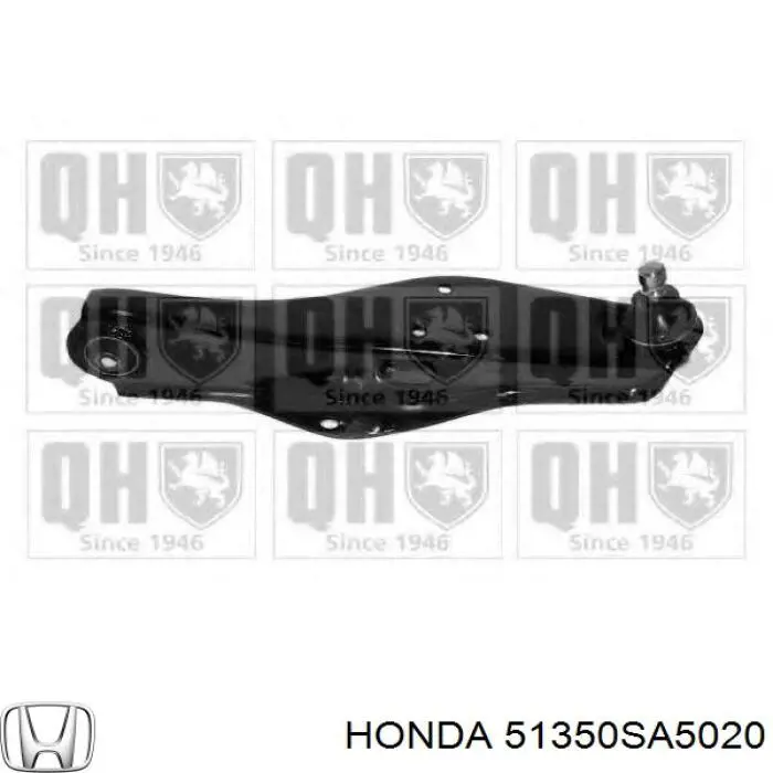 51350SA5020 Honda Важіль передньої підвіски нижній, правий