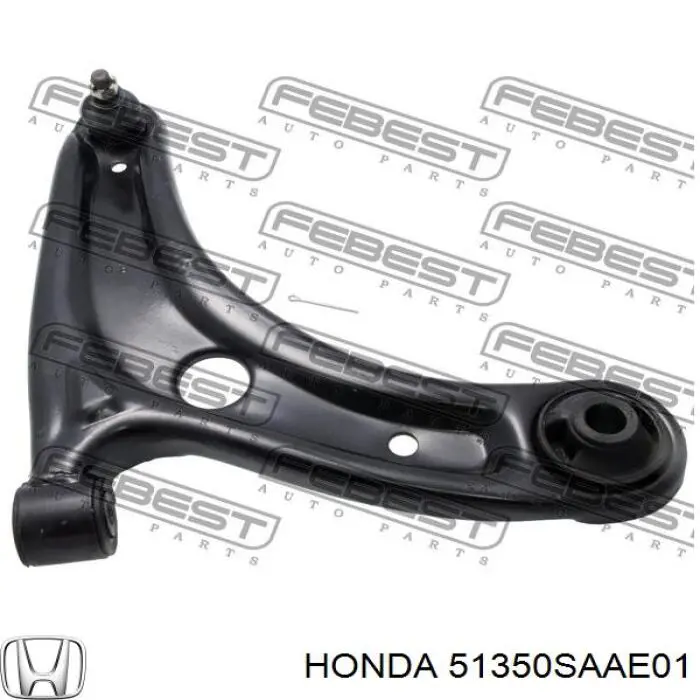 Купити 51350SAAE01 Honda Важіль передньої підвіски нижній, правий