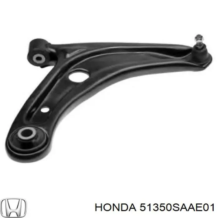 51350SAAE01 Honda Важіль передньої підвіски нижній, правий