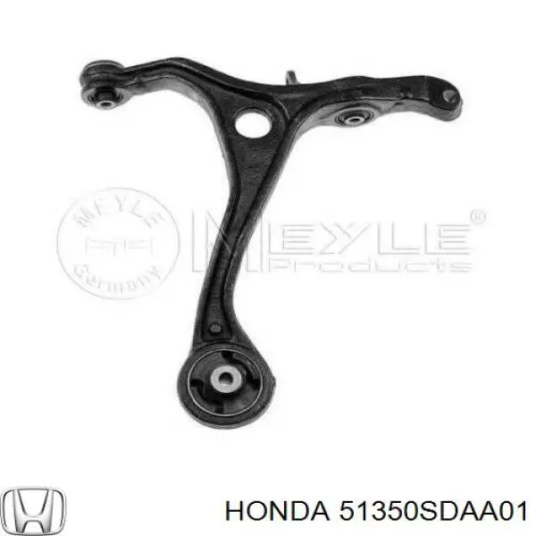 Важіль передньої підвіски нижній, правий Honda 51350SDAA01 ціна, від 43.36 USD