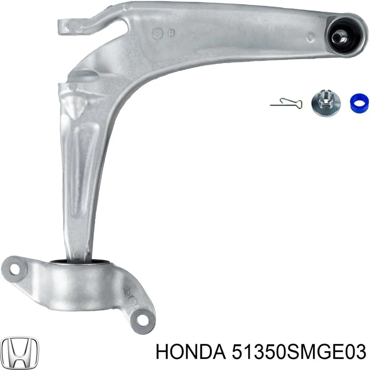 Важіль передньої підвіски нижній, правий Honda 51350SMGE03 ціна, від 132.65 USD