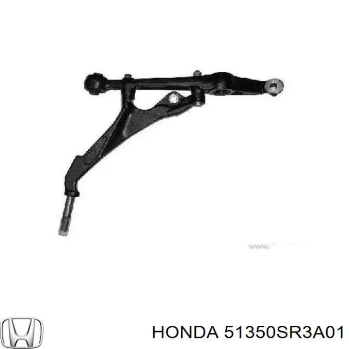 51350SR3A01 Honda Важіль передньої підвіски нижній, правий