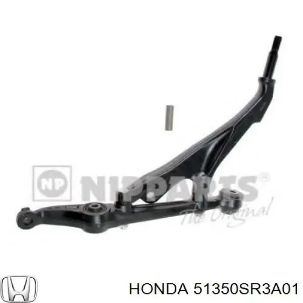 Важіль передньої підвіски нижній, правий Honda 51350SR3A01 ціна, від 36.72 USD