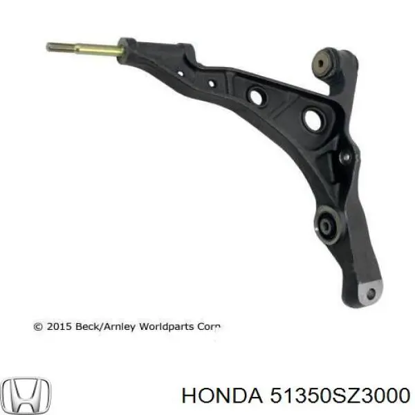 51350SZ3000 Honda Важіль передньої підвіски нижній, правий