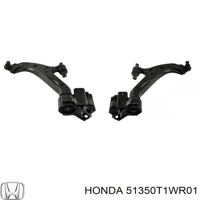 Купити 51350T1WR01 Honda Важіль передньої підвіски нижній, правий