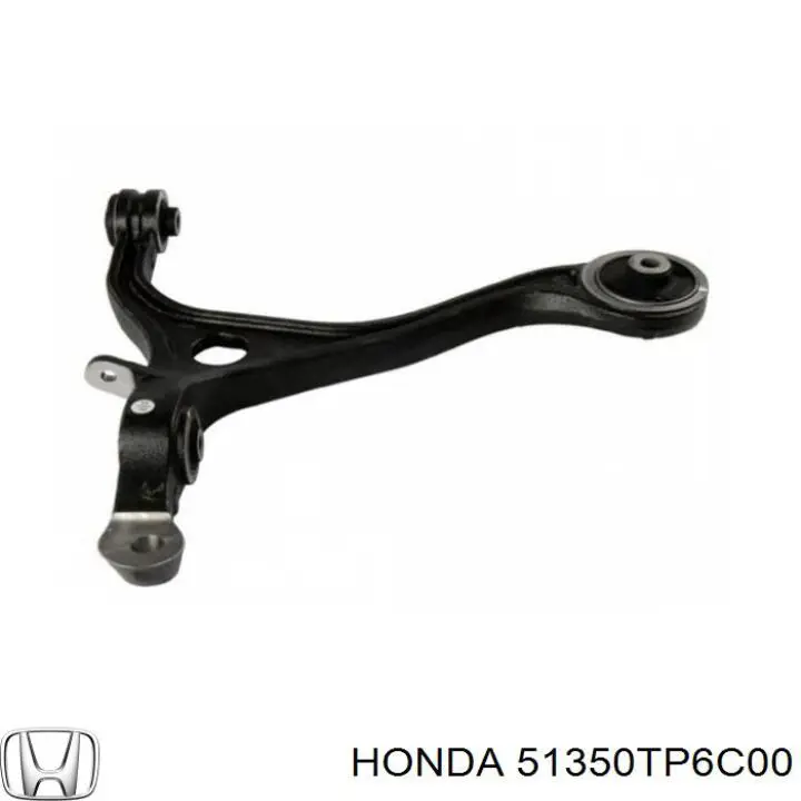 51350TP6C00 Honda Важіль передньої підвіски нижній, правий