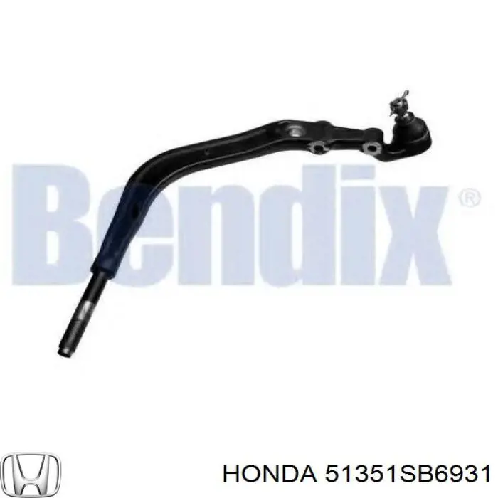 Важіль передньої підвіски нижній, правий Honda 51351SD2003 ціна, від 55.17 USD