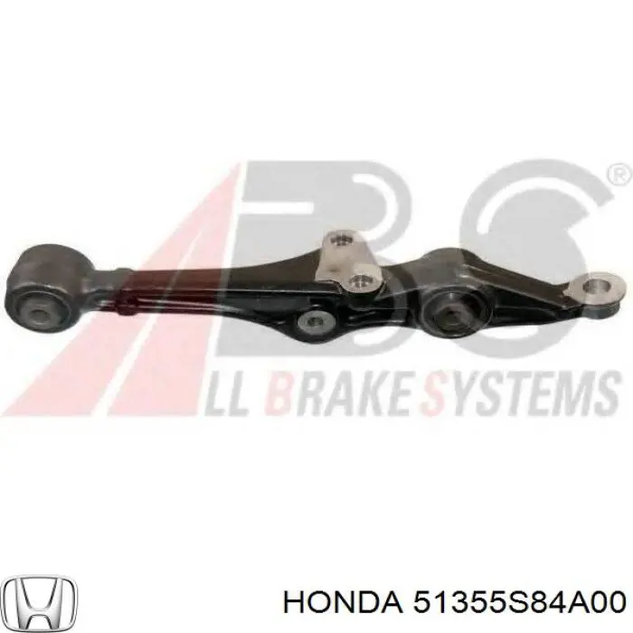 Важіль передньої підвіски нижній, правий Honda 51355S84A00 ціна, від 49.87 USD