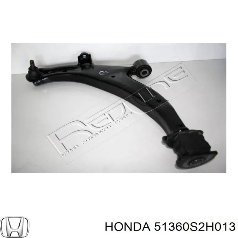 Купити 51360S2H013 Honda Лівий важіль передній нижній підвіски