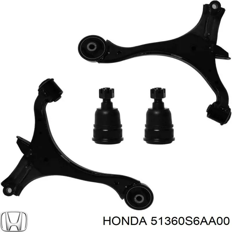 Важіль передній лівий Honda 51360S6AA00 ціна, від 68.64 USD