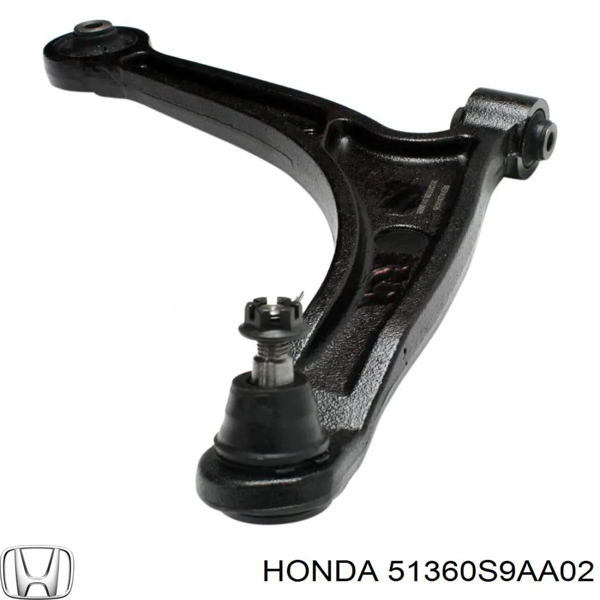 Важіль передньої підвіски нижній, лівий 51360S9AA02 Honda