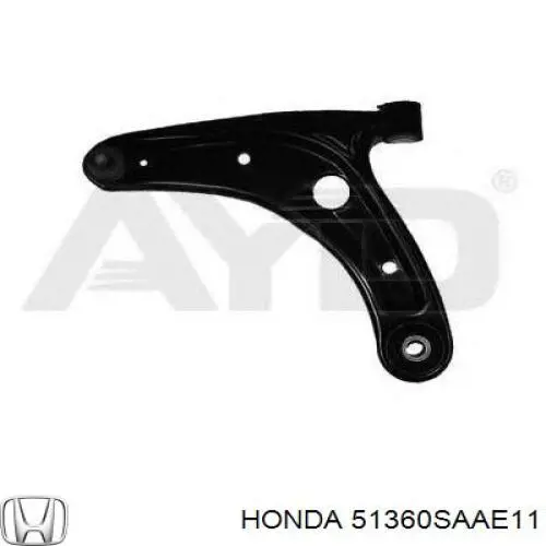 Важіль передній лівий Honda 51360SAAE11 ціна, від 45.47 USD