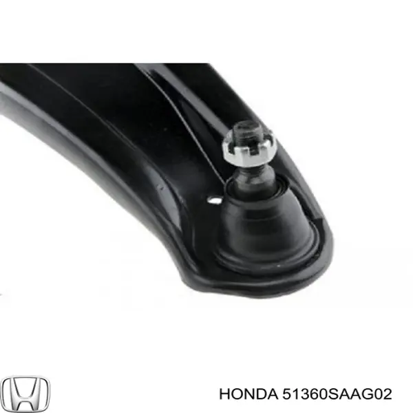 Купити 51360SAAG02 Honda Лівий важіль передній нижній підвіски