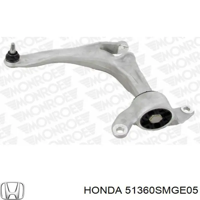 Купити 51360SMGE05 Honda Лівий важіль передній нижній підвіски