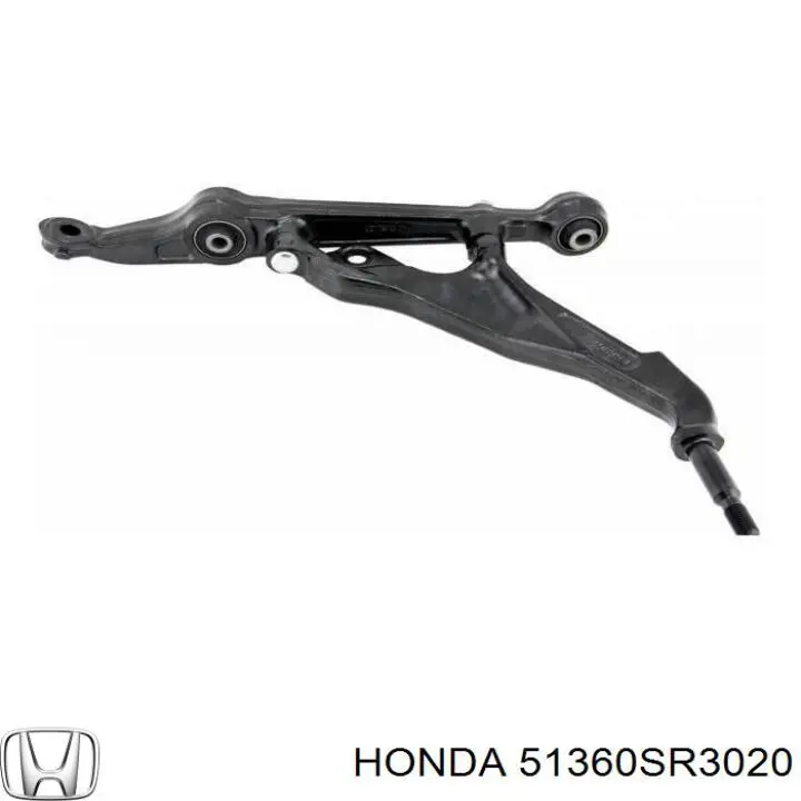 Купити 51360SR3020 Honda Лівий важіль передній нижній підвіски