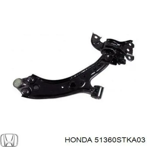 Купити 51360STKA03 Honda Лівий важіль передній нижній підвіски
