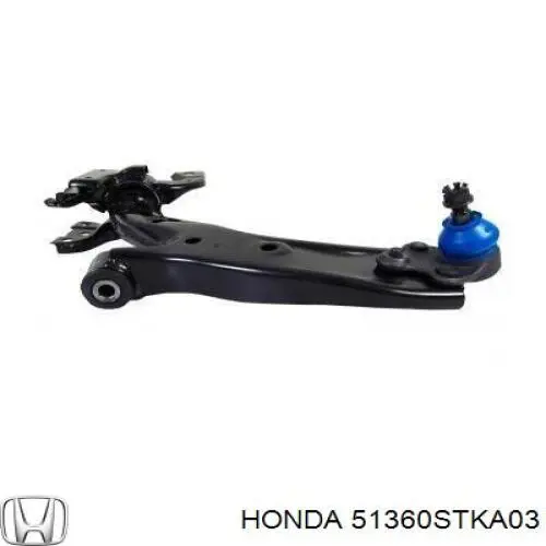51360STKA03 Honda Поперечний важіль