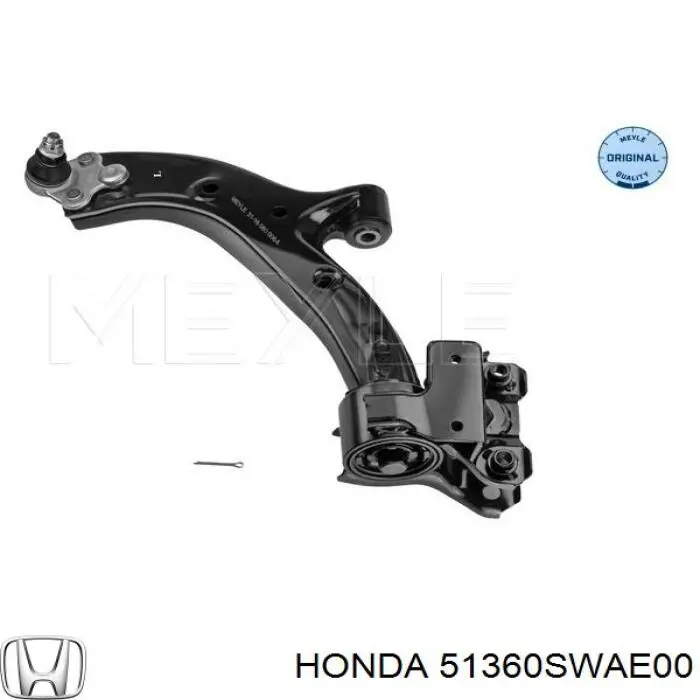 51360SWAE00 Honda Поперечний важіль