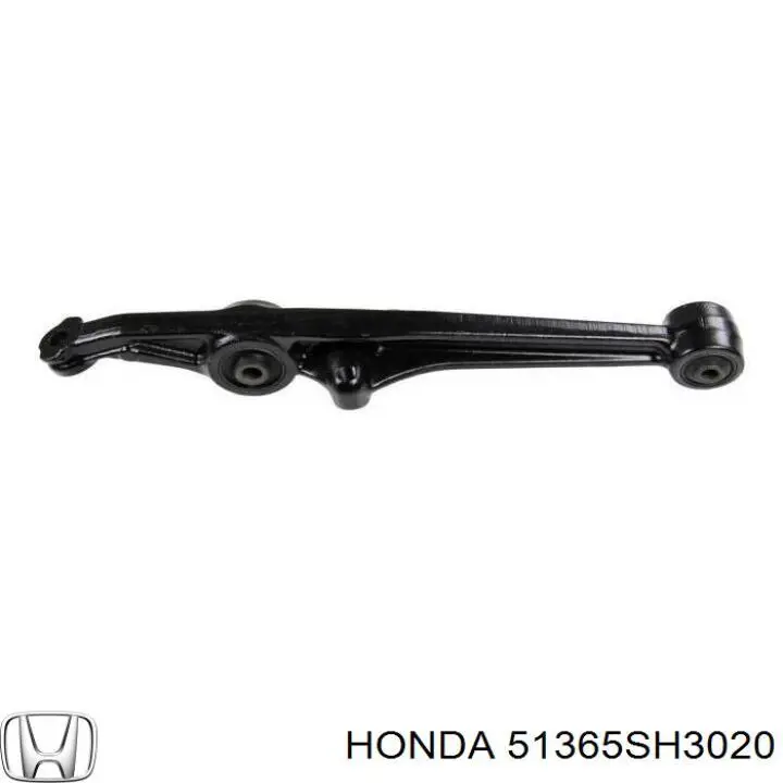 Важіль передньої підвіски нижній, лівий Honda Civic 4 (ED) (Хонда Цивік)