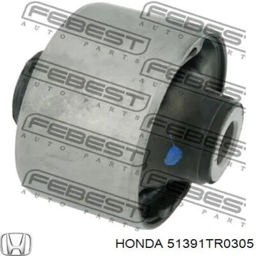 51391TR0305 Honda Сайлентблок переднього нижнього важеля