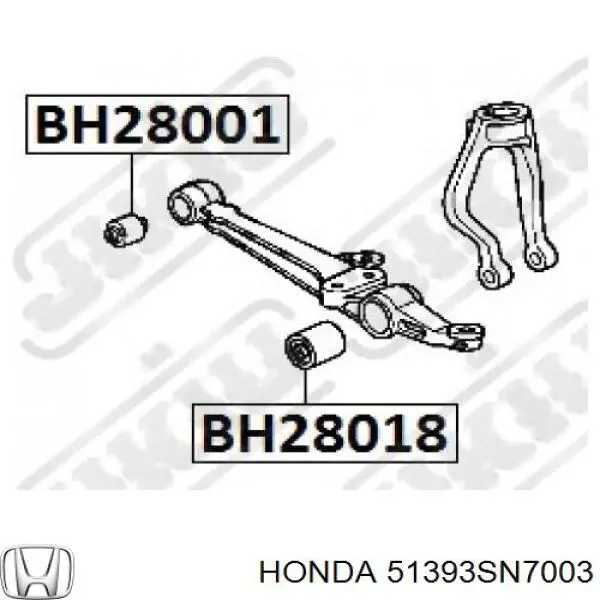 С/блок нижнього важеля Honda 51393SN7003