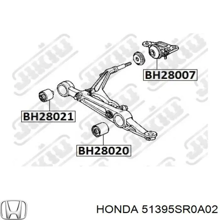 Купити 51395SR0A02 Honda Сайлентблок передньої підвіски