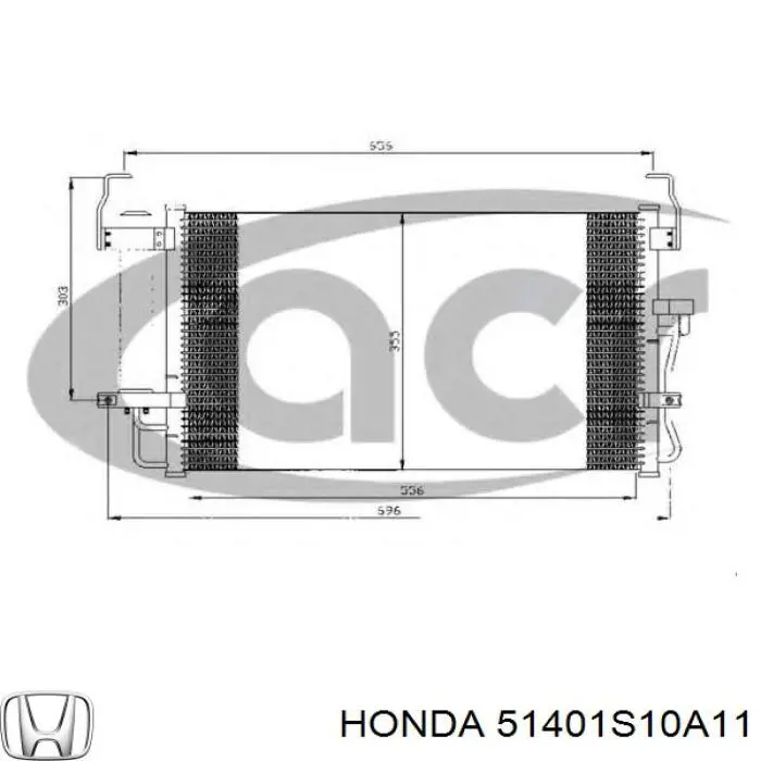 Пружина передня 51401S10A11 Honda