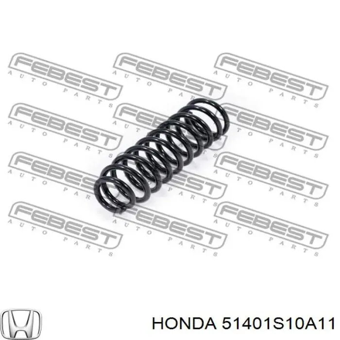 Пружина передня Honda 51401S10A11 ціна, від 27.20 USD