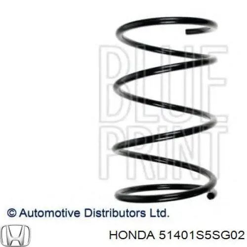 Пружина передня Honda 51401S5SG02 ціна, від 43.85 USD