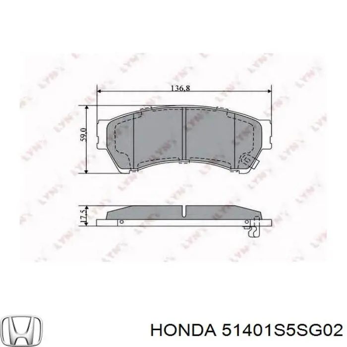 51401S5SG02 Honda Пружина амортизатора передняя