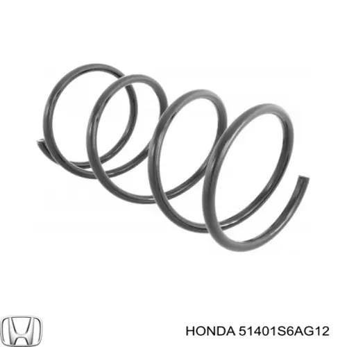 Пружина передньої підвіски Honda 51401S6AG12