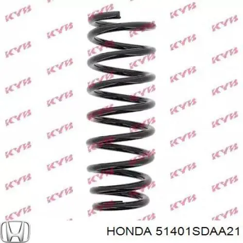 51401SDAA21 Honda пружина передня