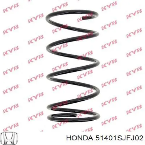 51401SJFJ02 Honda Пружина амортизатора передняя