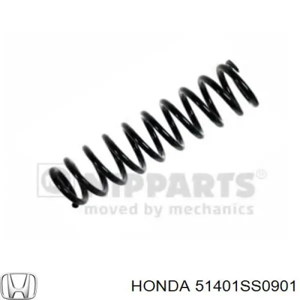 51401SS0901 Honda Пружина амортизатора передняя