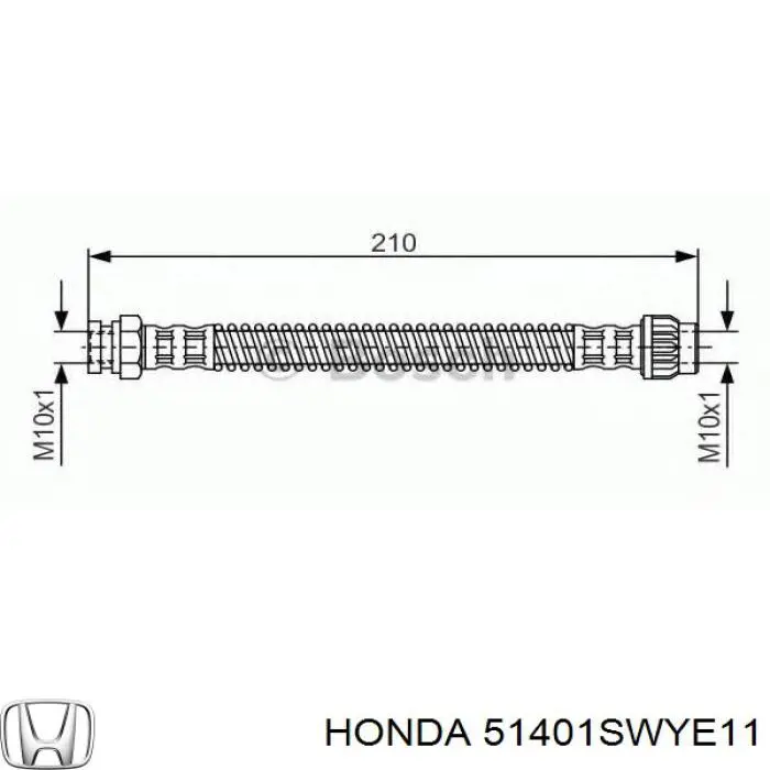 Пружина передня, права Honda 51401SWYE11 ціна, від 38.01 USD