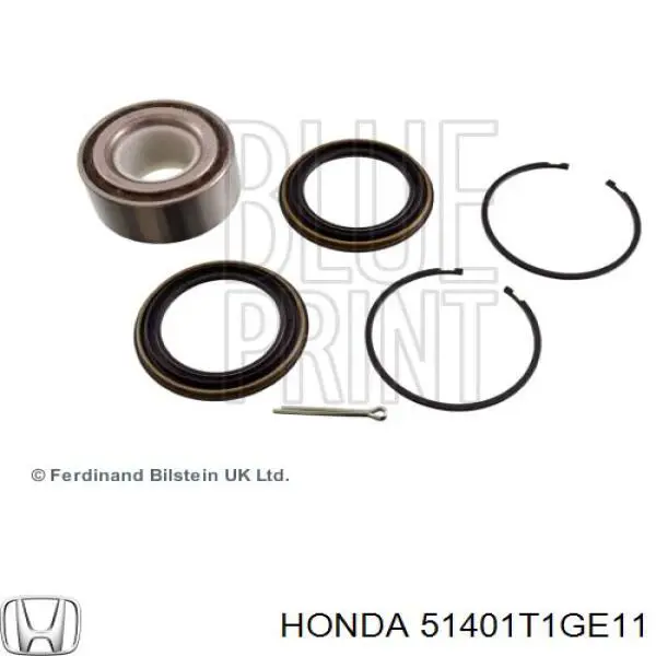 51401T1GE11 Honda Пружина передня, права