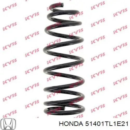 51401TL1E21 Honda пружина передня