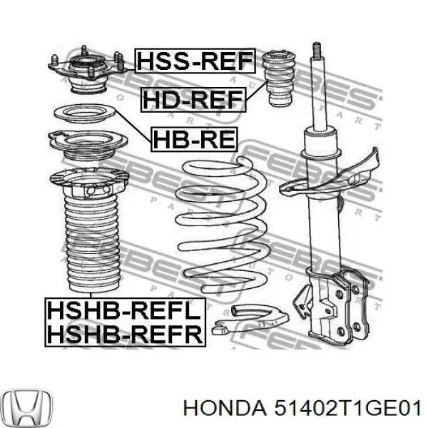 51402T1GE01 Honda пильник амортизатора переднього